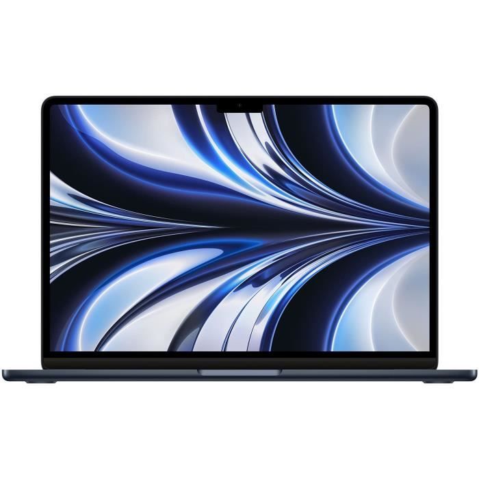 Apple - 13,6'' MacBook Air M2 - RAM 16Go - Stockage 256Go - CPU 8 coeurs - GPU 8 coeurs - Midnight