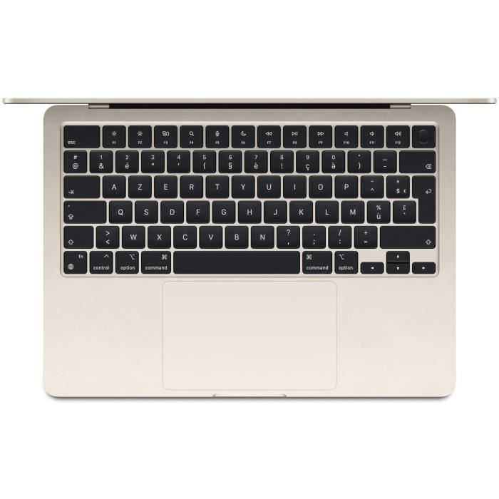 Apple - 13,6'' MacBook Air M3 - RAM 16Go - Stockage 256Go - CPU 8 coeurs - GPU 8 coeurs - Starlight