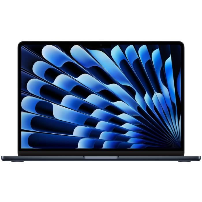 Apple - 13,6'' MacBook Air M3 - RAM 24Go - Stockage 512Go - CPU 8 coeurs - GPU 10 coeurs - Midnight