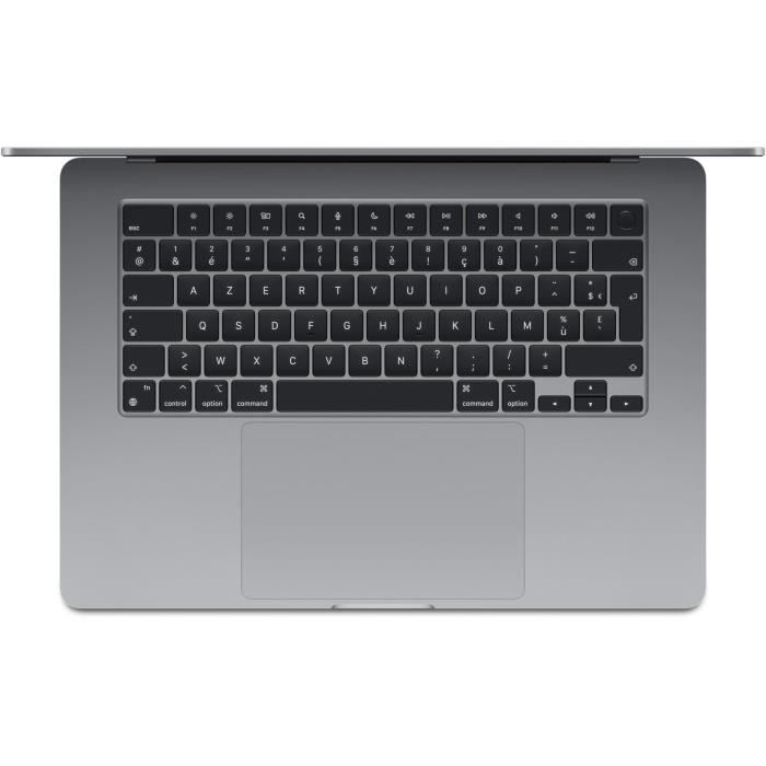 Apple - 15'' MacBook Air M3 - RAM 16Go - Stockage 256Go - CPU 8 coeurs - GPU 10 coeurs - Gris sidéral