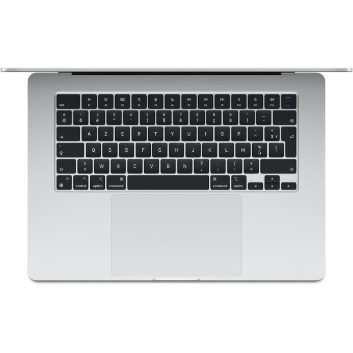 Apple - 15'' MacBook Air M3 - RAM 16Go - Stockage 256Go - CPU 8 coeurs - GPU 10 coeurs - Argent