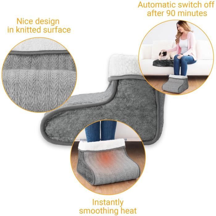 Chauffe-pieds - MEDISANA - FW 150 - 6 niveaux de température - Minuteur - Lavable - Rechauffe et soulage