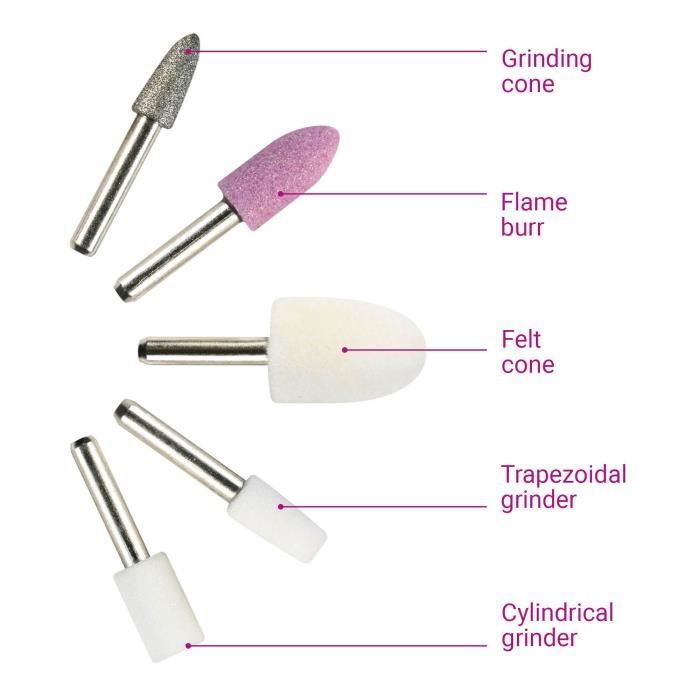 Set de manucure pédicure - MEDISANA MP 810 - Élimination des cuticules et soin des ongles - 5 accessoires