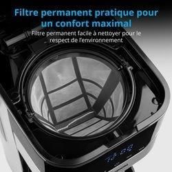 Cafetiere filtre programmable avec carafe - MEDION - MD 18458 - isotherme - 900W - 1,2 L