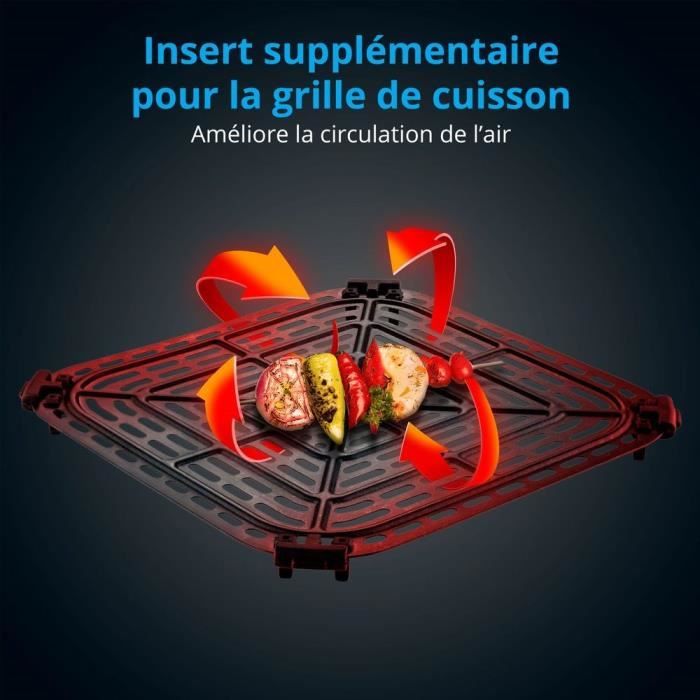 Friteuse a air chaud sans huile - MD 11780 - Température jusqu'a 230 °C - 10 programmes - 5 L - 1500 Watt