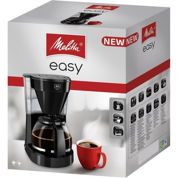 Cafetiere filtre MELITTA Easy II 1023-02 - 1050 W - Noir