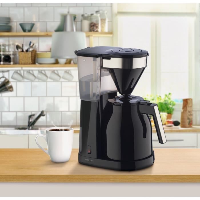 Cafetiere filtre MELITTA Easy Top Therm II 1023-08 - 1L - 1050 W - Noir