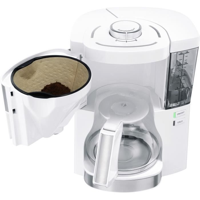 Cafetiere filtre - MELITTA - Look V Perfection - AromaSelector - 3-in-1 Calc Protection - 10 tasses