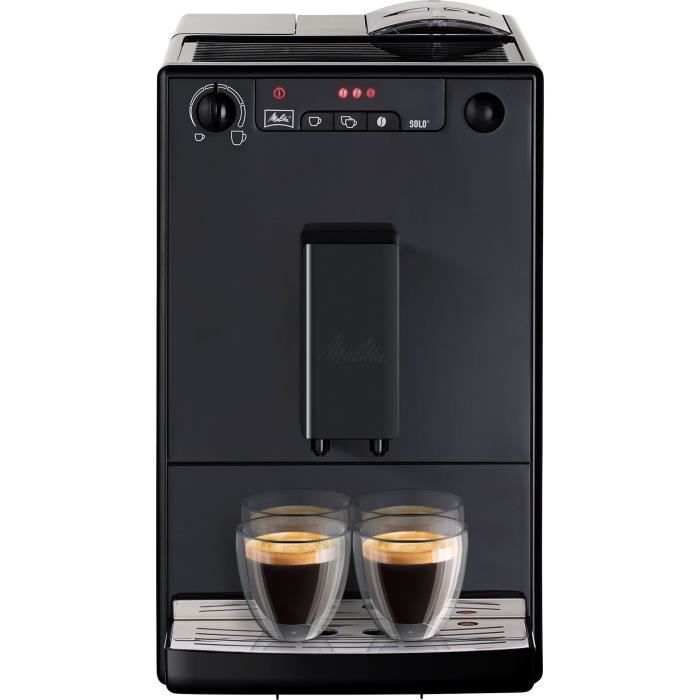 Machine a Café broyeur a Grain MELITTA Solo - Pure Black