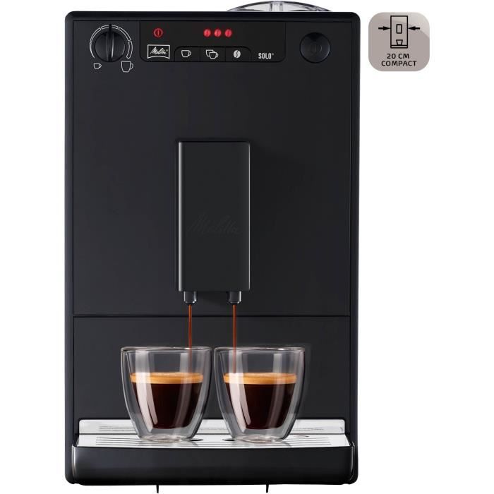 Machine a Café broyeur a Grain MELITTA Solo - Pure Black