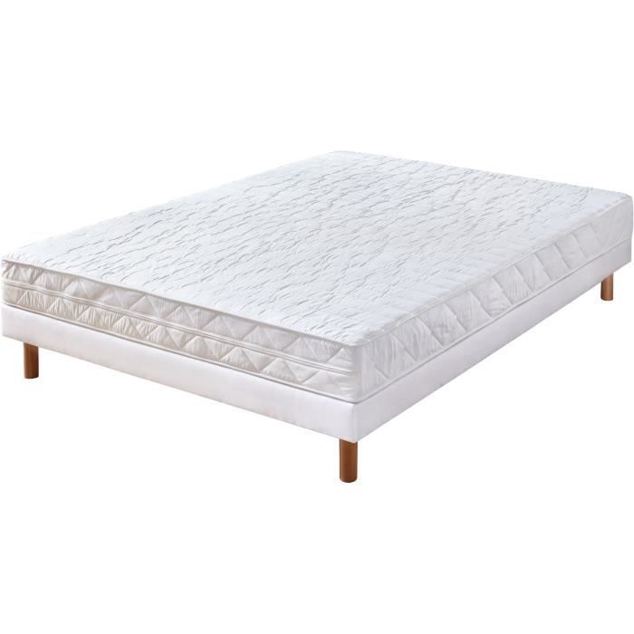 Ensemble matelas + sommier 140 x 190 cm - Mémoire de forme - DORMIPUR MEMORYTECH