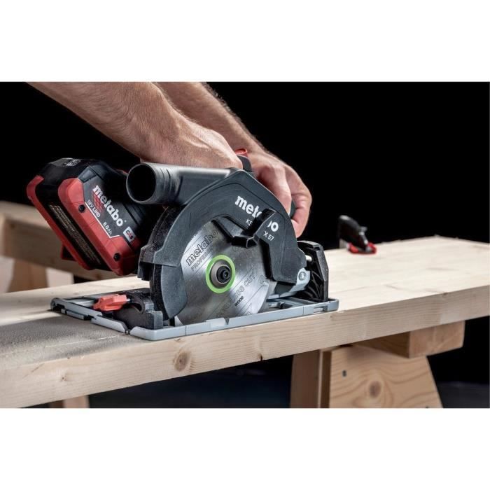 Scie circulaire portative sans fil - METABO - KS 18 LTX 57 - 18 V - MetaBOX 340