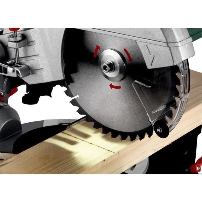 Scie a onglets radiale METABO KGS 216 M - 1500W - 216mm - Precision Cut Line LED