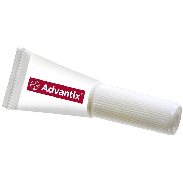 ADVANTIX Chien Solution Antiparasitaire Race Moyenne 10 a 25kg 4 pipettes