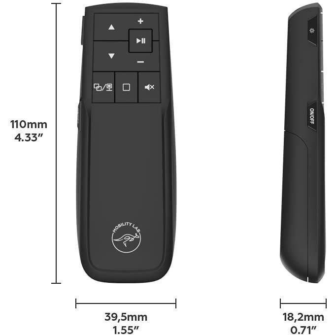 Mobility Lab pointeur laser sans fil 2.4GHz