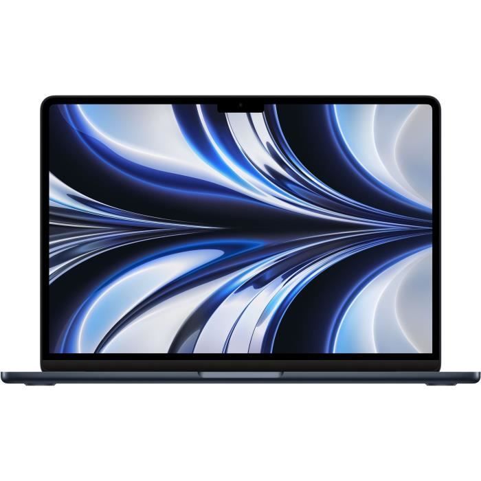 Apple - 13,6 MacBook Air M2 - RAM 8Go - Stockage 512Go - Minuit - AZERTY