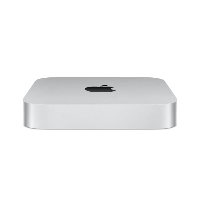 Apple - Mac mini (2023) Puce Apple M2  - RAM 8Go - Stockage 256Go - Argent