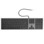 Clavier filaire Slim finition métal - MOBILITY LAB - Space Grey - AZERTY