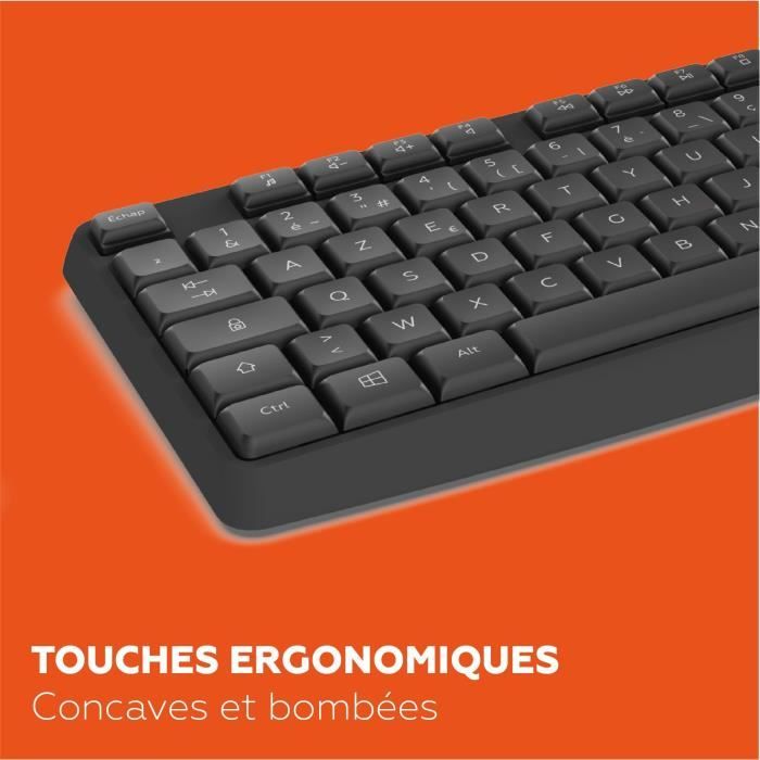 Clavier sans fil - MOBILITY LAB - Deluxe - AZERTY - Noir