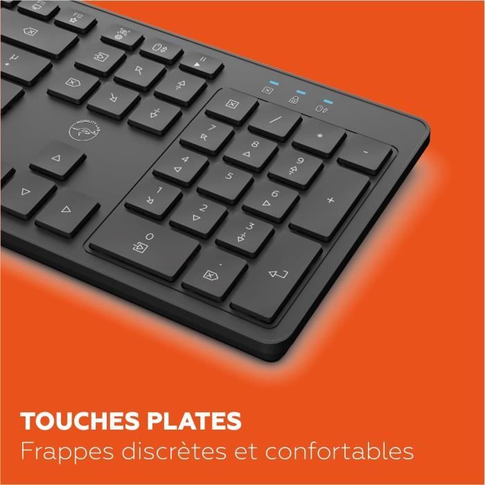 Clavier sans fil - MOBILITY LAB - Premium - AZERTY - Noir