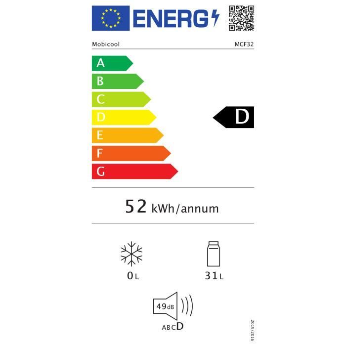Glaciere a compression MOBICOOL MCF32 - 31L, -10°C a +10°C