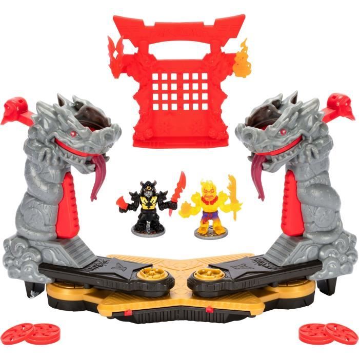 Arene de Combat Ninja Fury - MOOSE TOYS - AKEDO - Combat avec figurines, contrôleurs et effets sonores