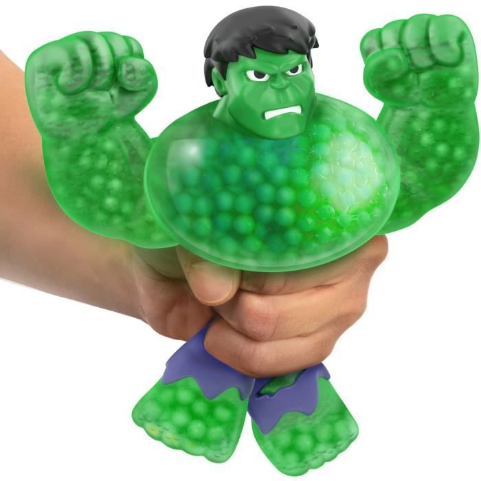 Figurine Hulk S3 - MOOSE TOYS - 11 cm - Goo Jit Zu Marvel - Vert et bleu