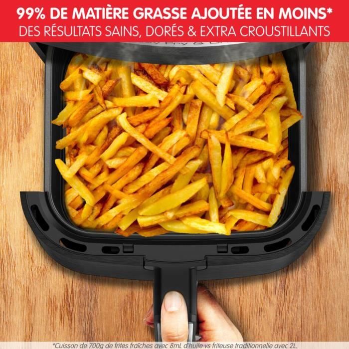 MOULINEX Friteuse sans huile + grill, 4.2 L, 8 programmes, Température réglable, Timer digital, air fryer, Easy Fry&Grill EZ505D10