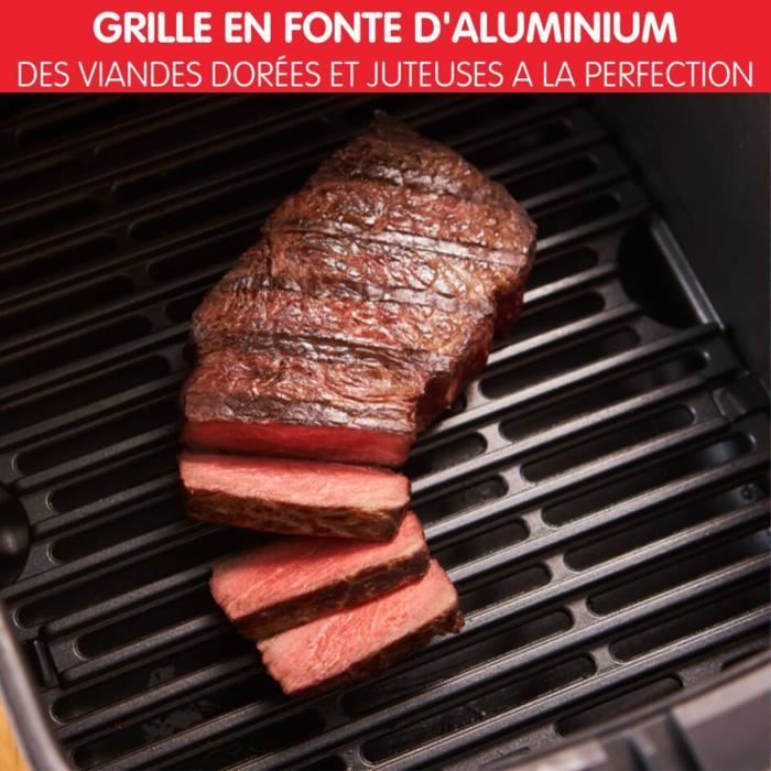 MOULINEX Friteuse sans huile + grill, 4.6L, 8 programmes, Température réglable, Timer digital, air fryer, Easy Fry&Grill EZ505D10