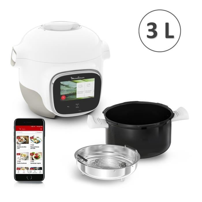 Mijoteur Moulinex COOKEO TOUCH MINI WIFI MULTICUISEUR INTELLIGENT 3L CE922110