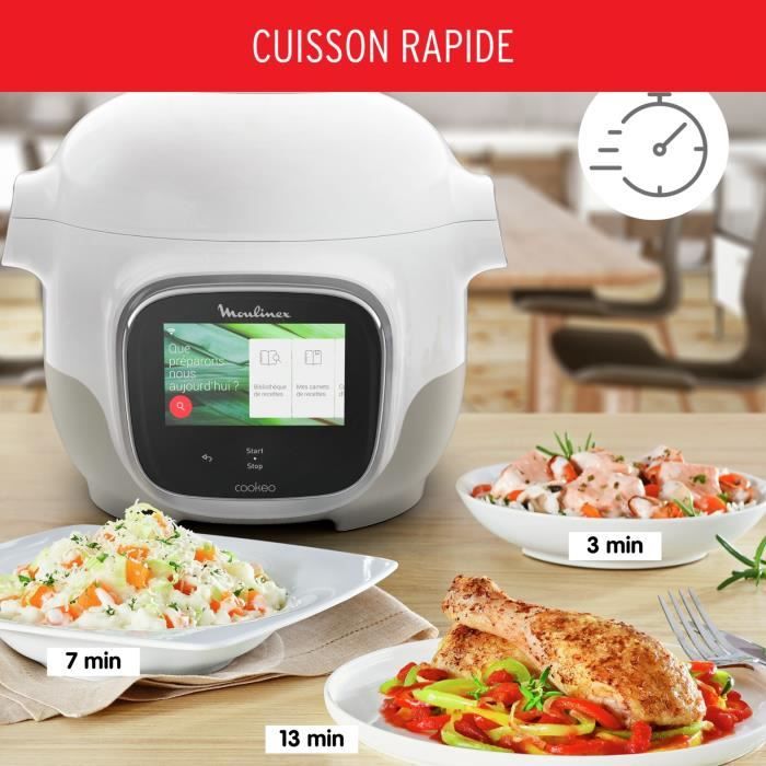 Mijoteur Moulinex COOKEO TOUCH MINI WIFI MULTICUISEUR INTELLIGENT 3L CE922110