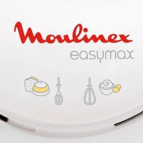 MOULINEX EasyMax Batteur électrique, 200 W, 5 vitesses, 2 jeux de fouets inox, Compact, Ergonomique ABM11A30