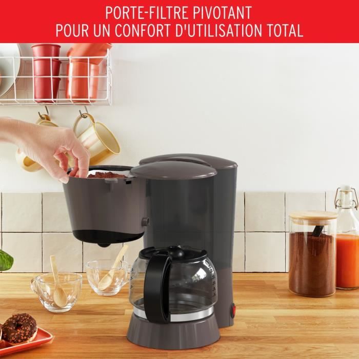 MOULINEX Rio Cafetiere filtre 1.25L, 15 tasses, Anti-goutte, Maintien au chaud FG170910