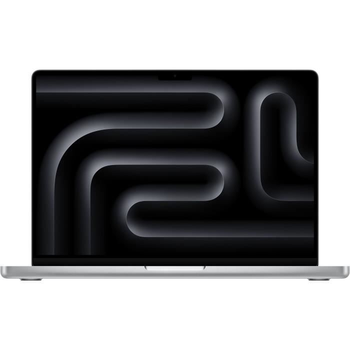 Apple - 14 - MacBook Pro M3 (2023) -  RAM 8Go - Stockage 512Go - Argent - Azerty