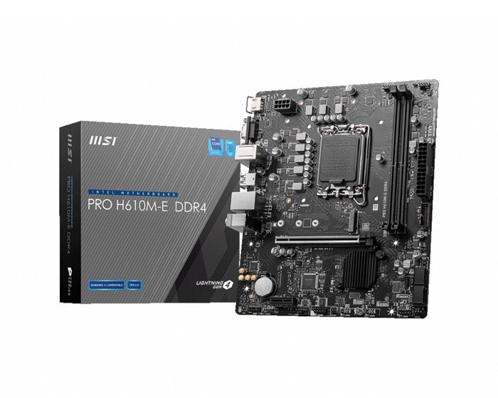 MSI - Carte Mere - PRO H610M-E DDR4