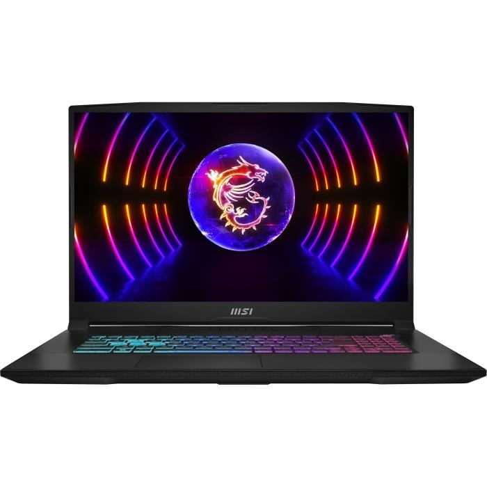 PC Portable Gamer MSI - Katana 17 B12VFK-219XFR - 17,3''FHD 144Hz - Core i5-12450H - RAM 16Go - 512Go SSD - RTX4060 8Go-Sans