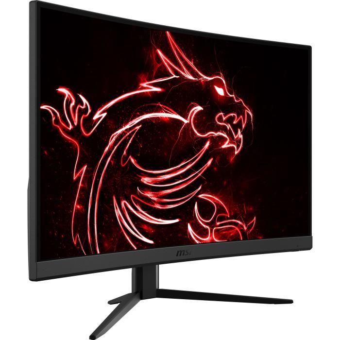 Ecran PC Gamer incurvé - MSI - Optix G32CQ4 E2 - 31,5 VA FHD 1ms - 170Hz - 2 x HDMI(2.0) - 1 x DP (1.2a) - 1 x DC Jack