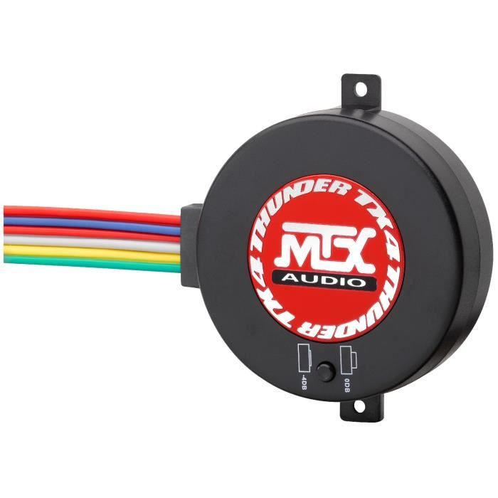 MTX TX465S Haut-parleurs voiture Kit 2 voies 16,5cm 80W RMS 4 Tweeteers néodyme 25mm Membranes pulpe célulose