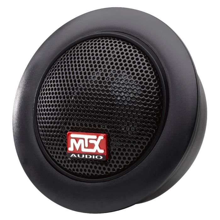 MTX TX450S Haut-parleurs voiture Kit 2 voies 13cm 70W RMS 4 Tweeters néodyme 25mm Membranes pulpe célulose