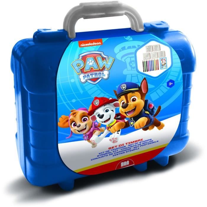 Valisette de coloriage - PAW PATROL - Pat' Patrouille - Enfant - Multicolore - 3 ans - Mixte - Bleu