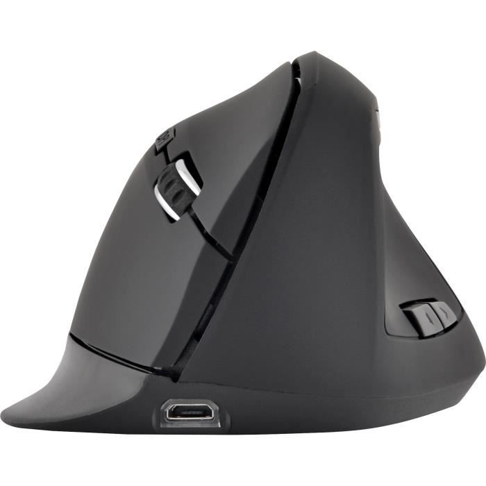 Souris Ergonomique Sans Fil - BLUESTORK - ERGO - Rechargeable - PC/MAC - Noir