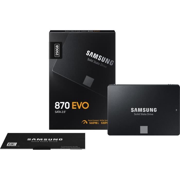 SAMSUNG SSD Interne 870 EVO 1 To MZ-77E1T0B/EU