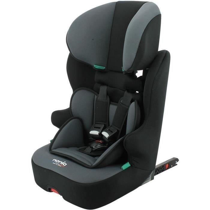 NANIA Siege auto isofix RACE I FIX, Groupe 1/2/3, de 3 a 10 ans, 9-36 kg, 76-140 cm R129   Tetiere réglable - Base inclinable  - No