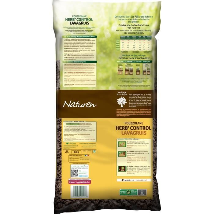 NATUREN Paillage Pouzzolane - 20L