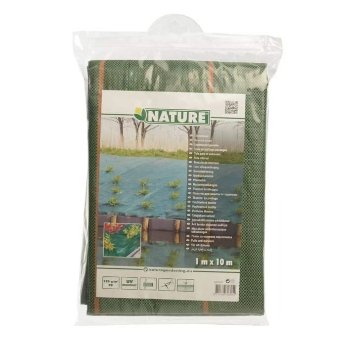 Toile de paillage paysages - NATURE - vert 90 gr/m² - 1x10m