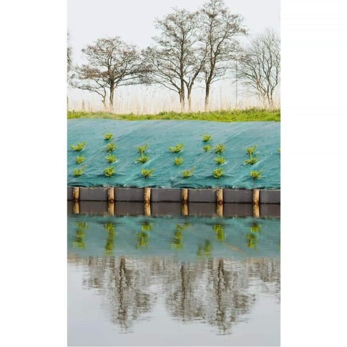 Toile de paillage paysages - NATURE - vert 90 gr/m² - 1x10m