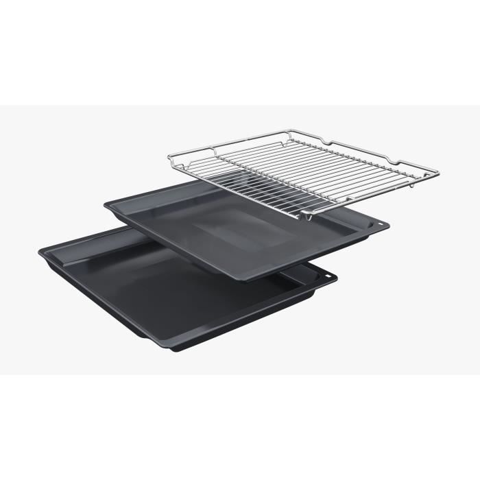 Four multifonction intégrable - Pyrolyse - NEFF - N90 - B64CS71N0 - Noir - Porte froide 4 vitres - 71 l - 59,5 x 59,6 x 54,8 cm