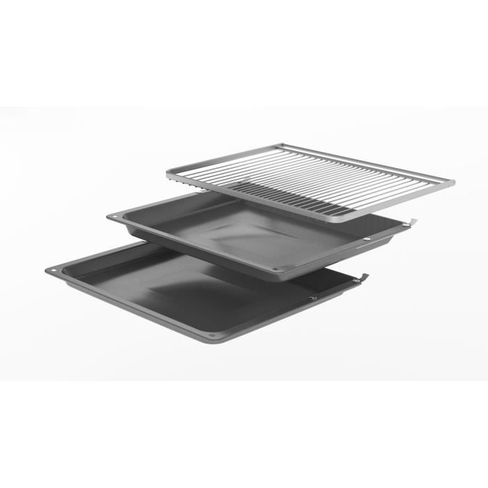 Four pyrolyse Softclose - SIEMENS IQ500 - HB578HBS7F - Noir - 8 modes de cuisson - 59,5 x 59,4 x 54,8 cm