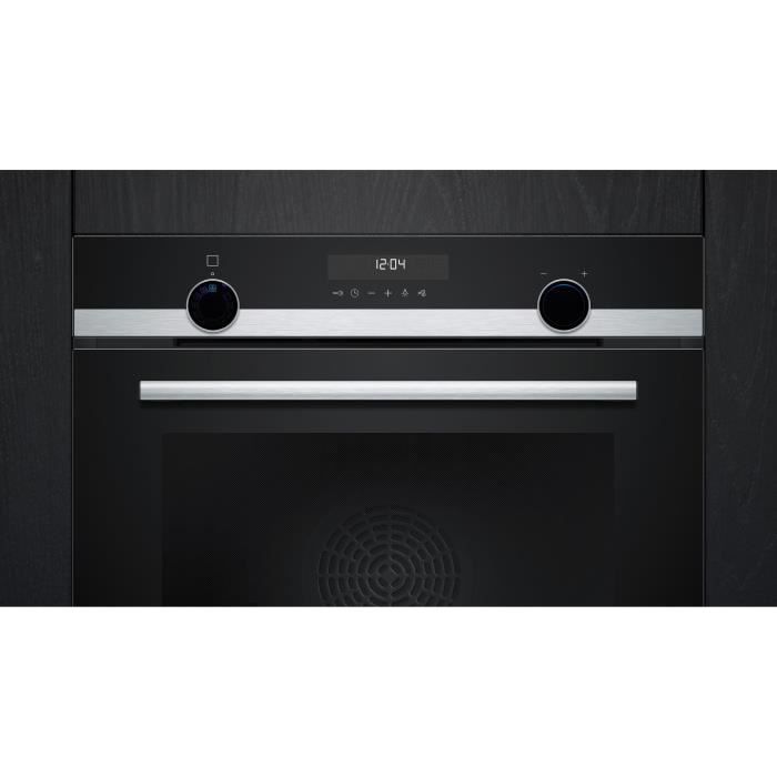 Four pyrolyse Softclose - SIEMENS IQ500 - HB578HBS7F - Noir - 8 modes de cuisson - 59,5 x 59,4 x 54,8 cm