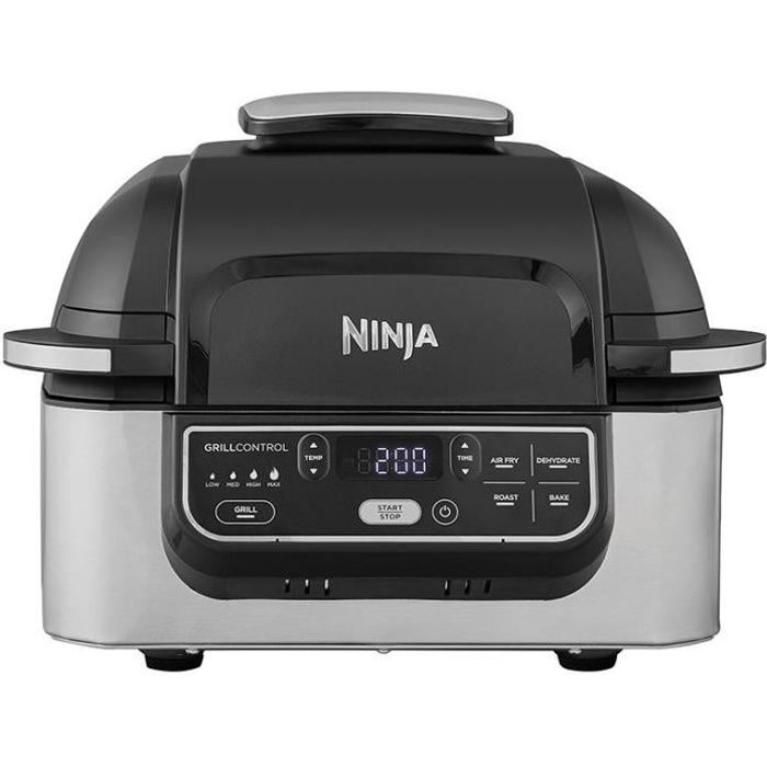 Grill d'intérieur NINJA FOODI AG301EU - Technologie Cyclonic Air - 5 modes de cuisson préprogrammés